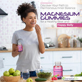 Essentialife Magnesium Gummies with a measuring spoon