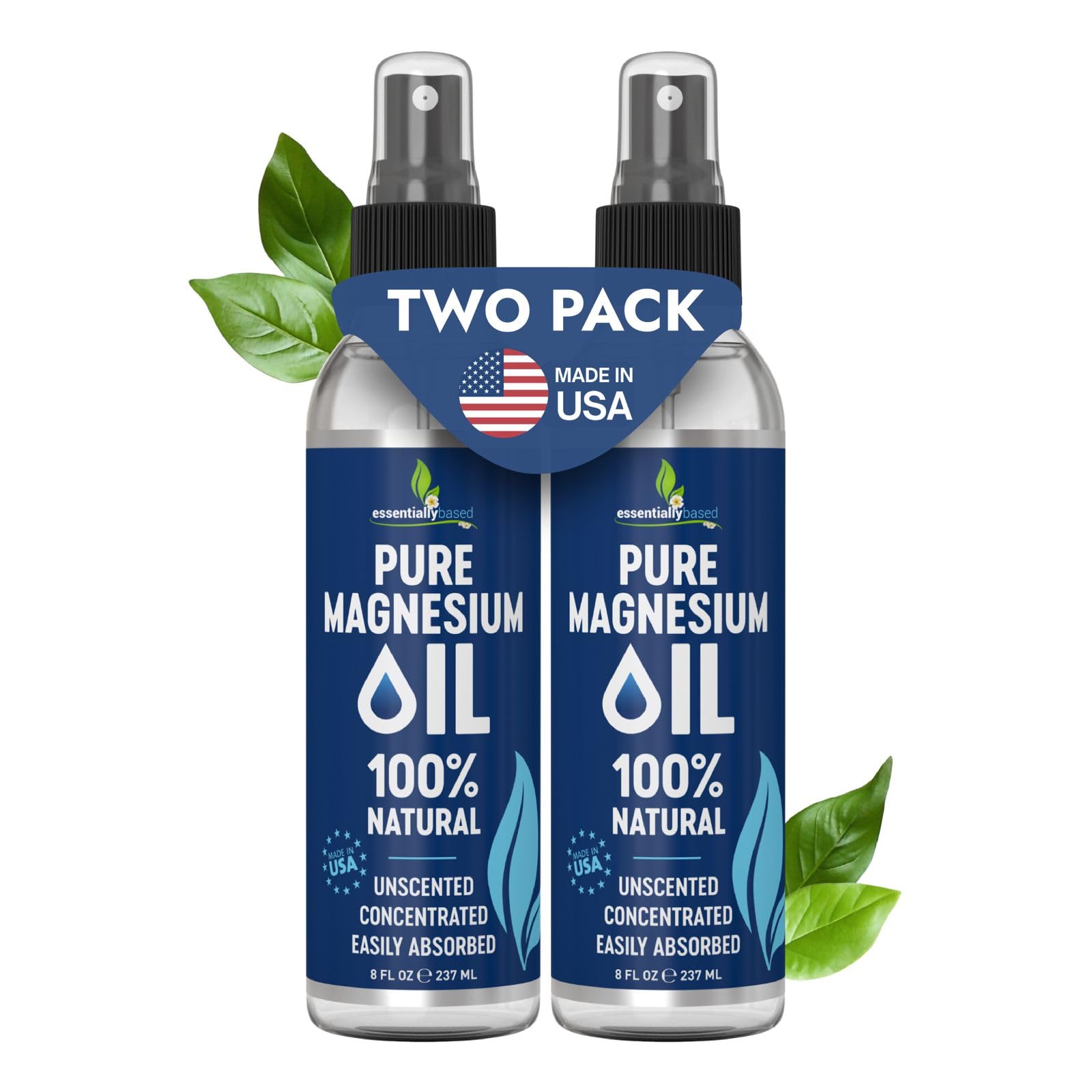 Essentially Based Magnesium Oil Spray 630g front view