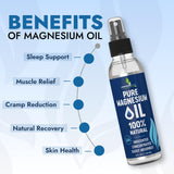 Essentially Based Magnesium Oil Spray 630g side view