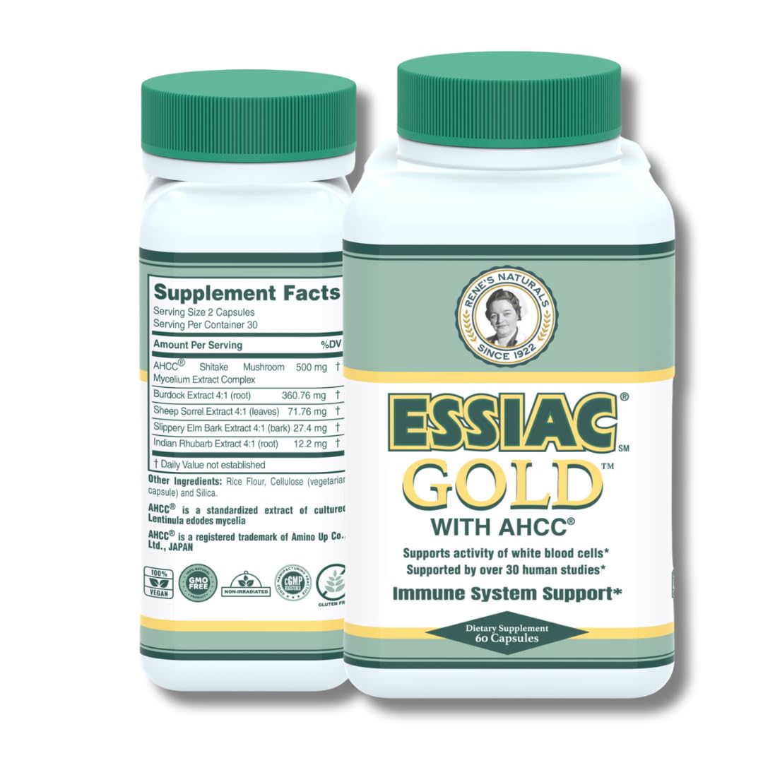 Essiac Herbal Supplement with AHCC 70g front view