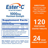Ester-C Vitamin C 1000mg tablets side view