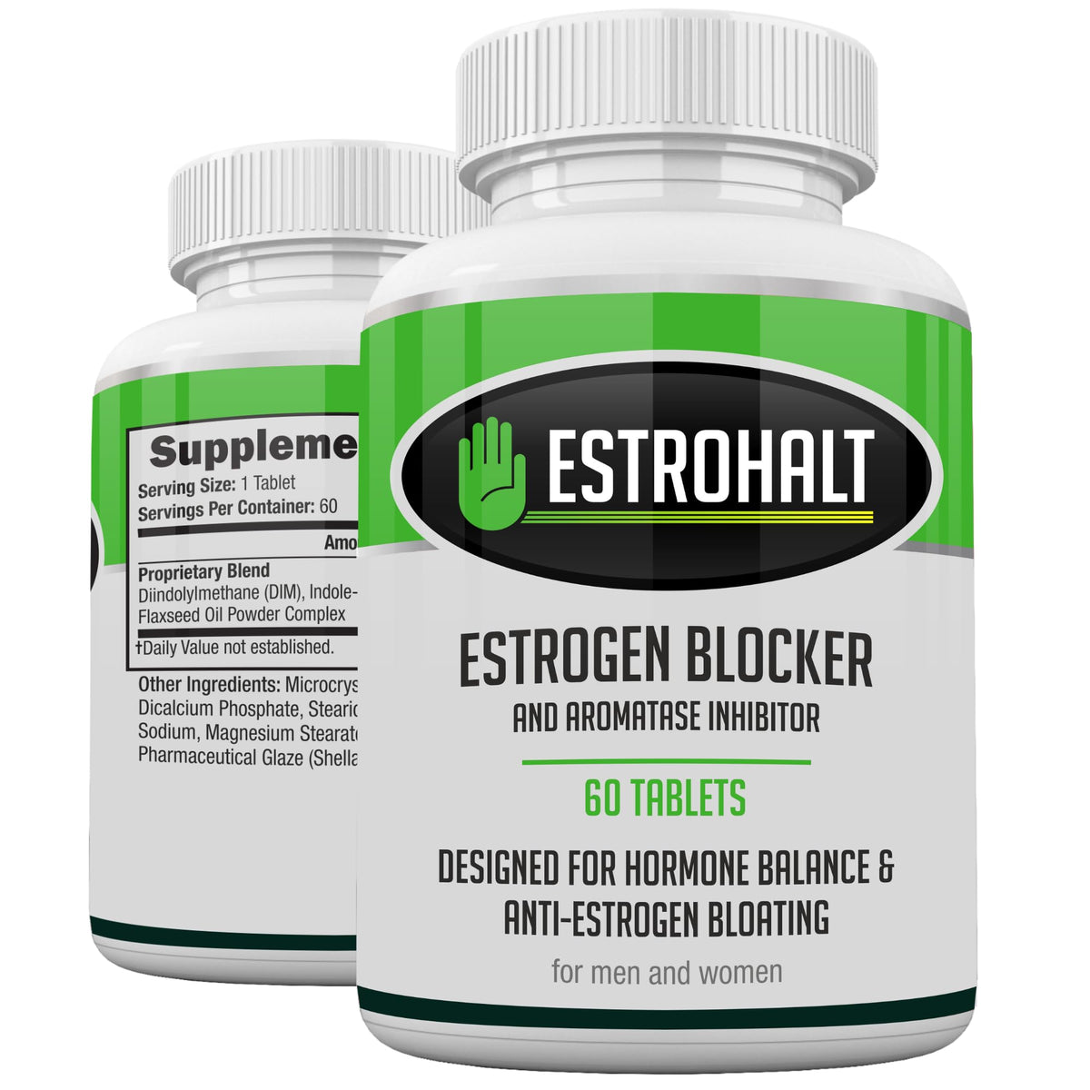 Estrohalt DIM Supplement 60 Tablets front view