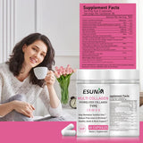 ESUNM Collagen Peptide Capsules with a measuring spoon for dosage