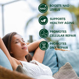ESUNM NAD+ Liposomal Sirtuin Activator Supplement capsule close-up