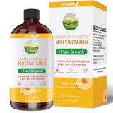 ESUNM Women's Liquid Multivitamin Peach Mango front view