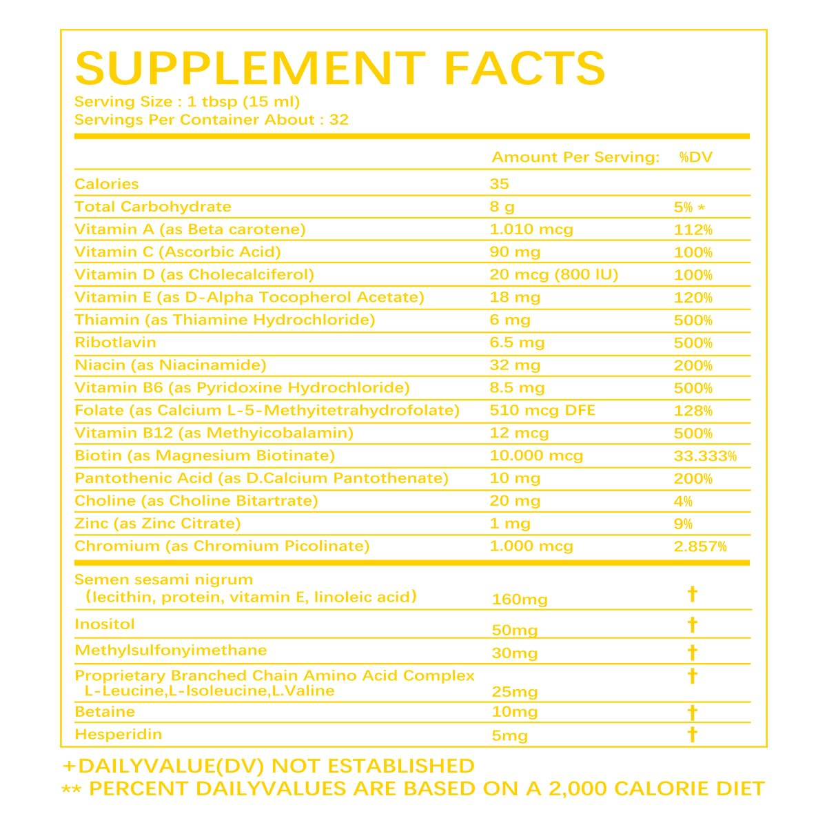 ESUNM Women's Liquid Multivitamin Peach Mango serving suggestion