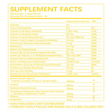 ESUNM Women's Liquid Multivitamin Peach Mango serving suggestion