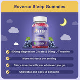 esverco Magnesium Citrate Gummies 500mg with measuring spoon