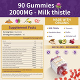esverco Milk Thistle Gummies with fresh herbs