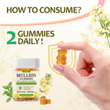 esverco Mullein Gummies side view of bottle