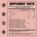 esverco Mushroom Gummies 4000mg ingredients list