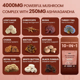 esverco Mushroom Gummies 4000mg side view showing packaging