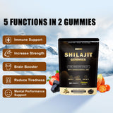 esverco Shilajit Gummies nutritional information label