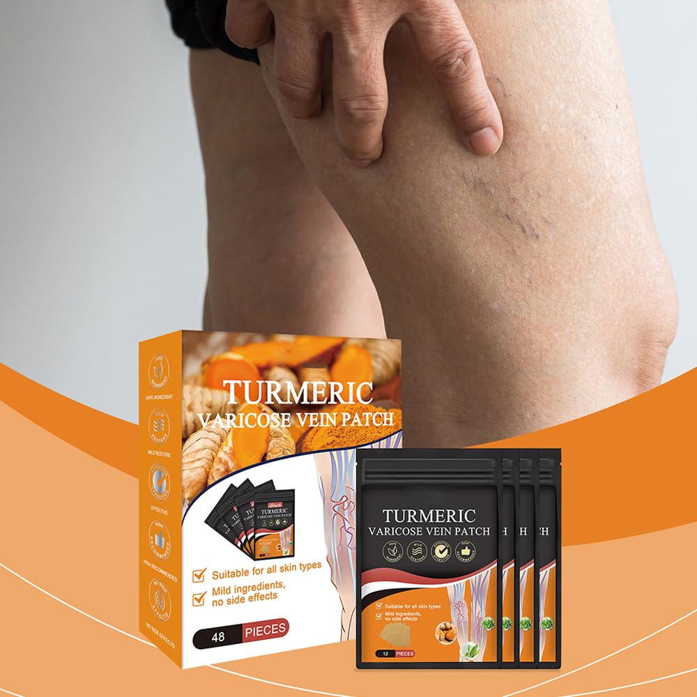 etitek Varicose Vein Patch showing natural ingredients
