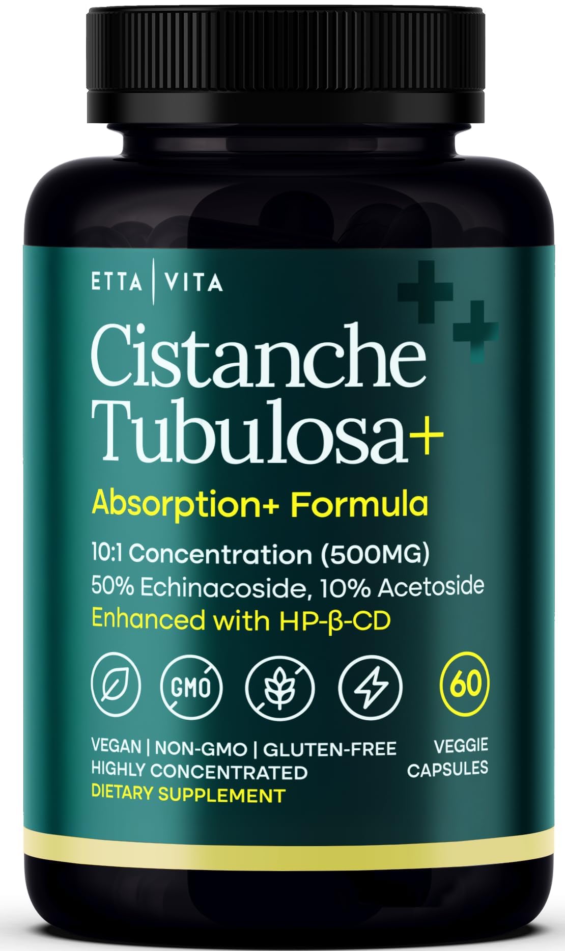 Etta Vita Cistanche Tubulosa capsules front view