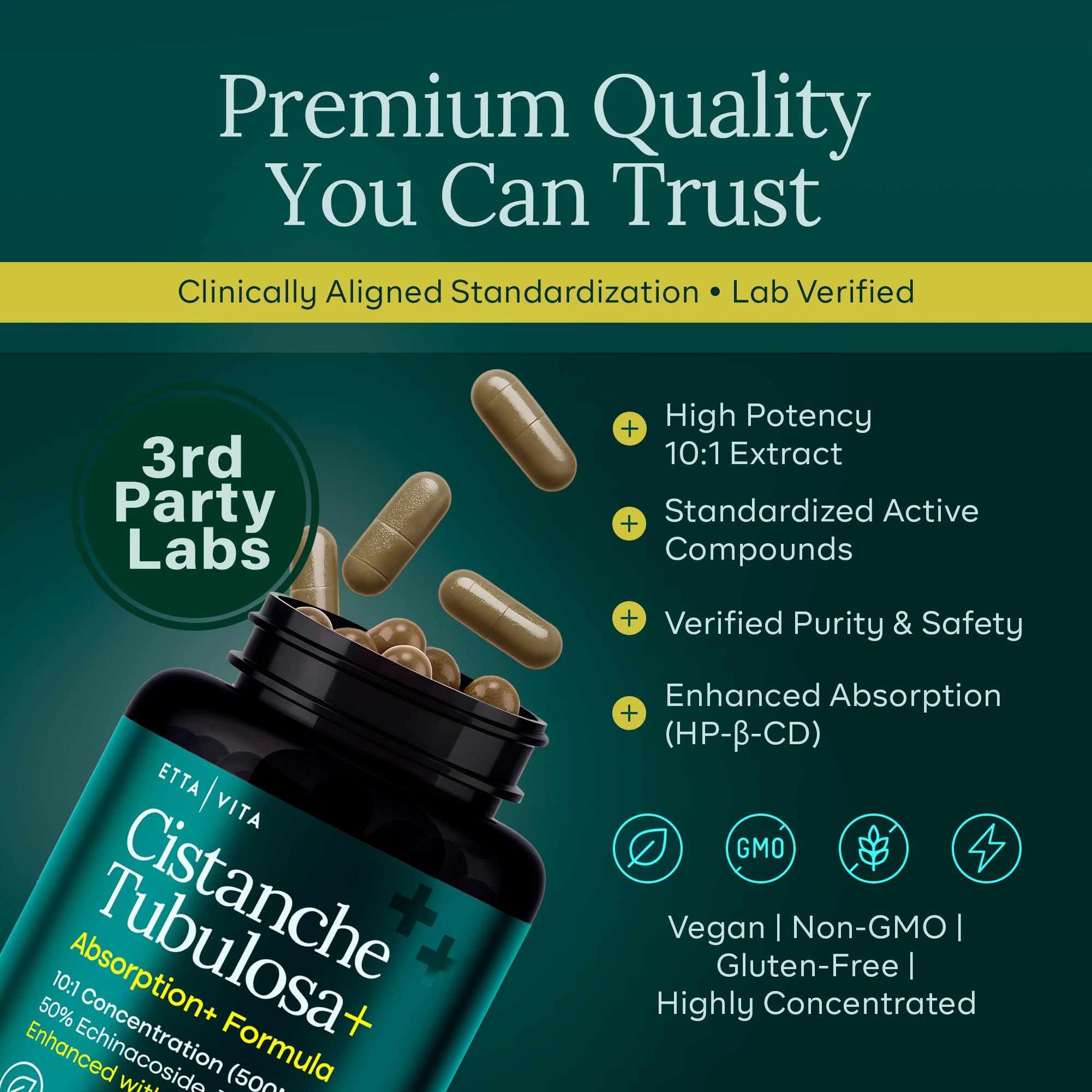 Etta Vita Cistanche Tubulosa capsules packaging