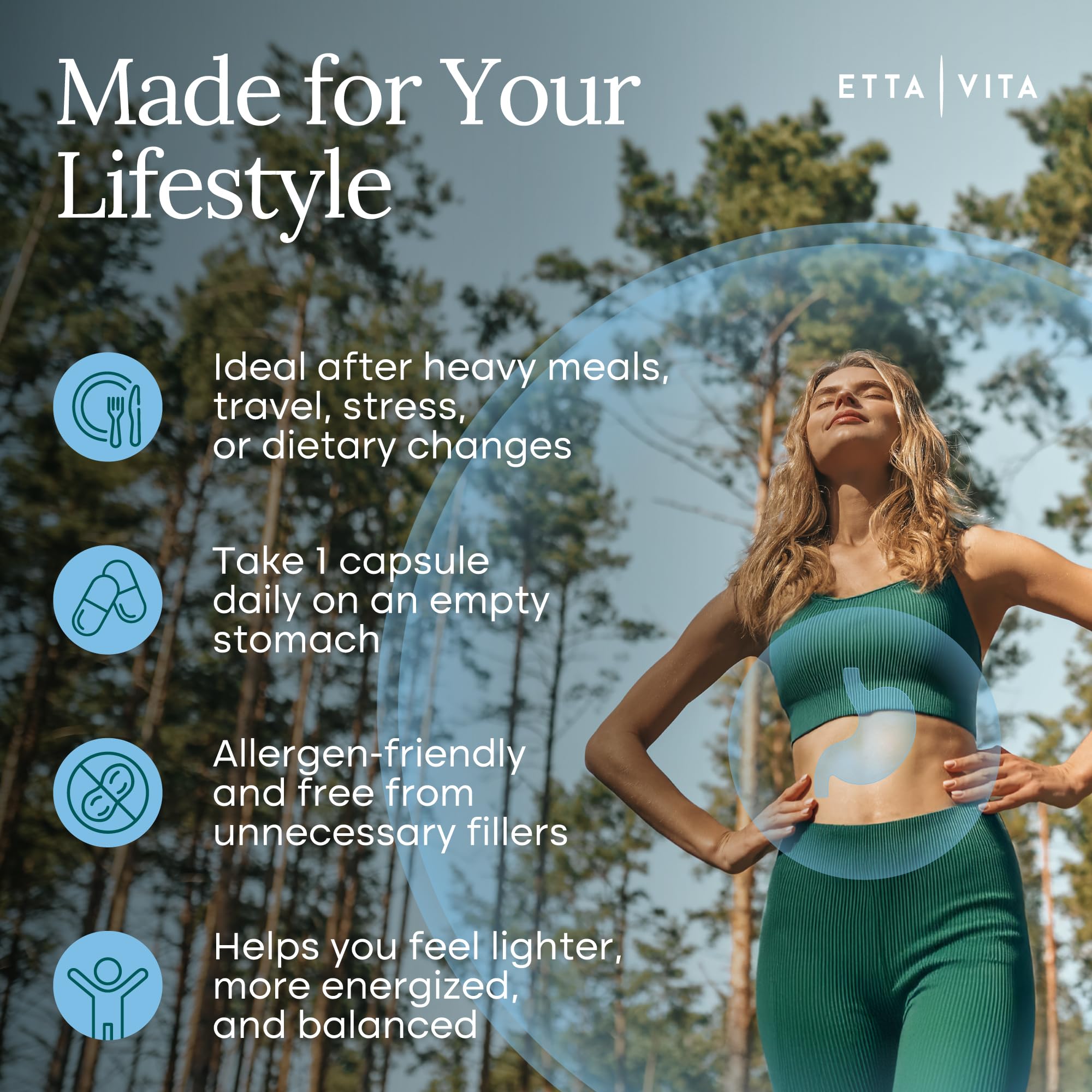 Etta Vita Lumbrokinase Enzyme Supplement 40mg capsule close-up