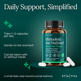 Etta Vita Lumbrokinase Enzyme Supplement 40mg side view