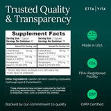 Etta Vita Lumbrokinase Supplement 350mg capsule open showing contents