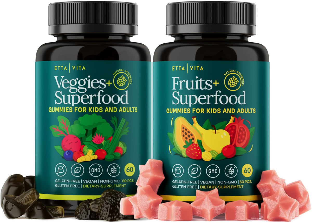 Etta Vita Moringa Gummies 120 Count front view