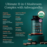 Etta Vita Mushroom Complex Capsules bottle with label