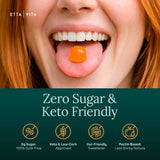 Etta Vita NAC gummies package back view with nutritional information