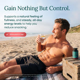 Etta Vita Raspberry Ketones capsules on a wooden surface