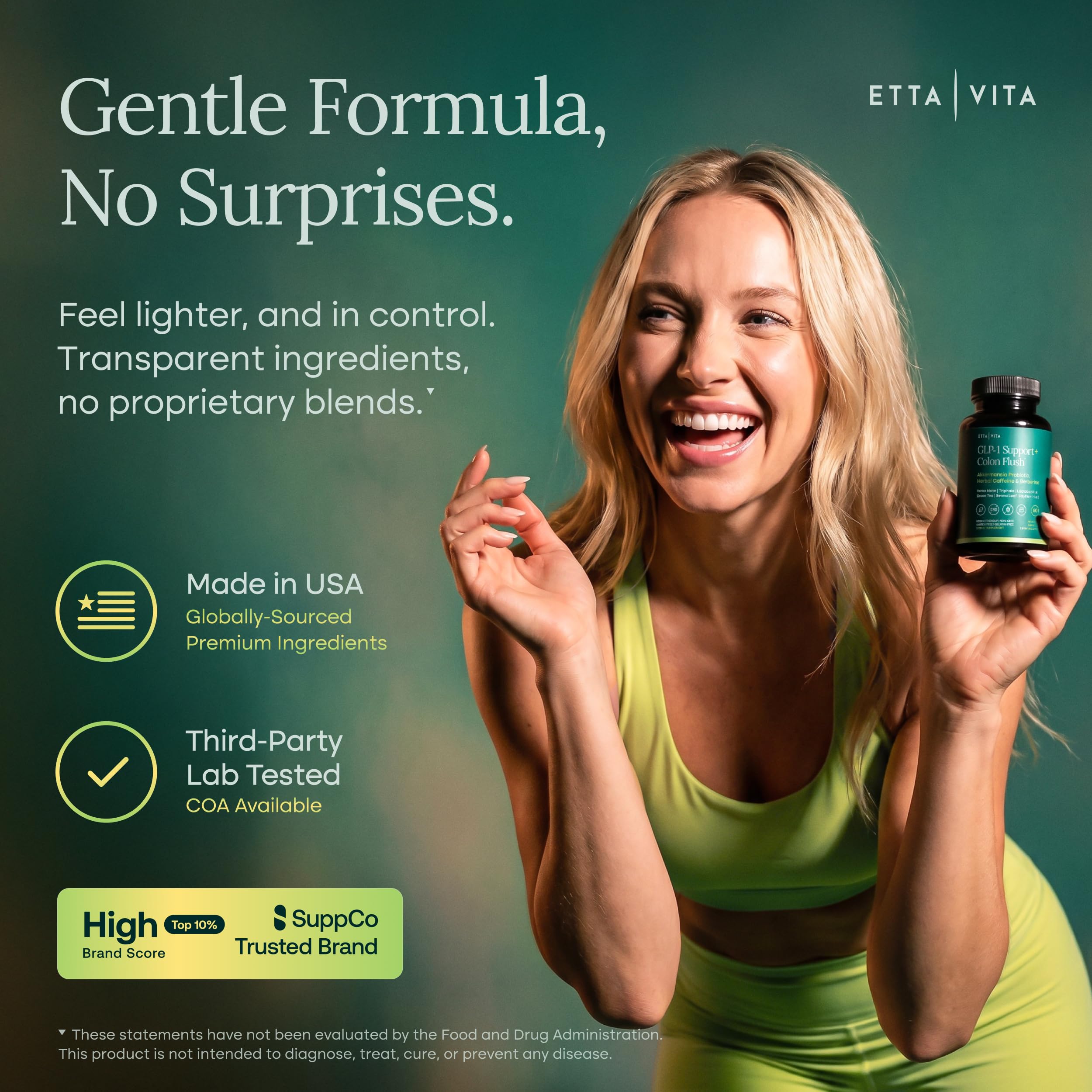 Etta Vita Triphala Supplement 68g packaging with label
