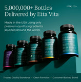 Etta Vita Triphala Supplement 68g with lifestyle setting