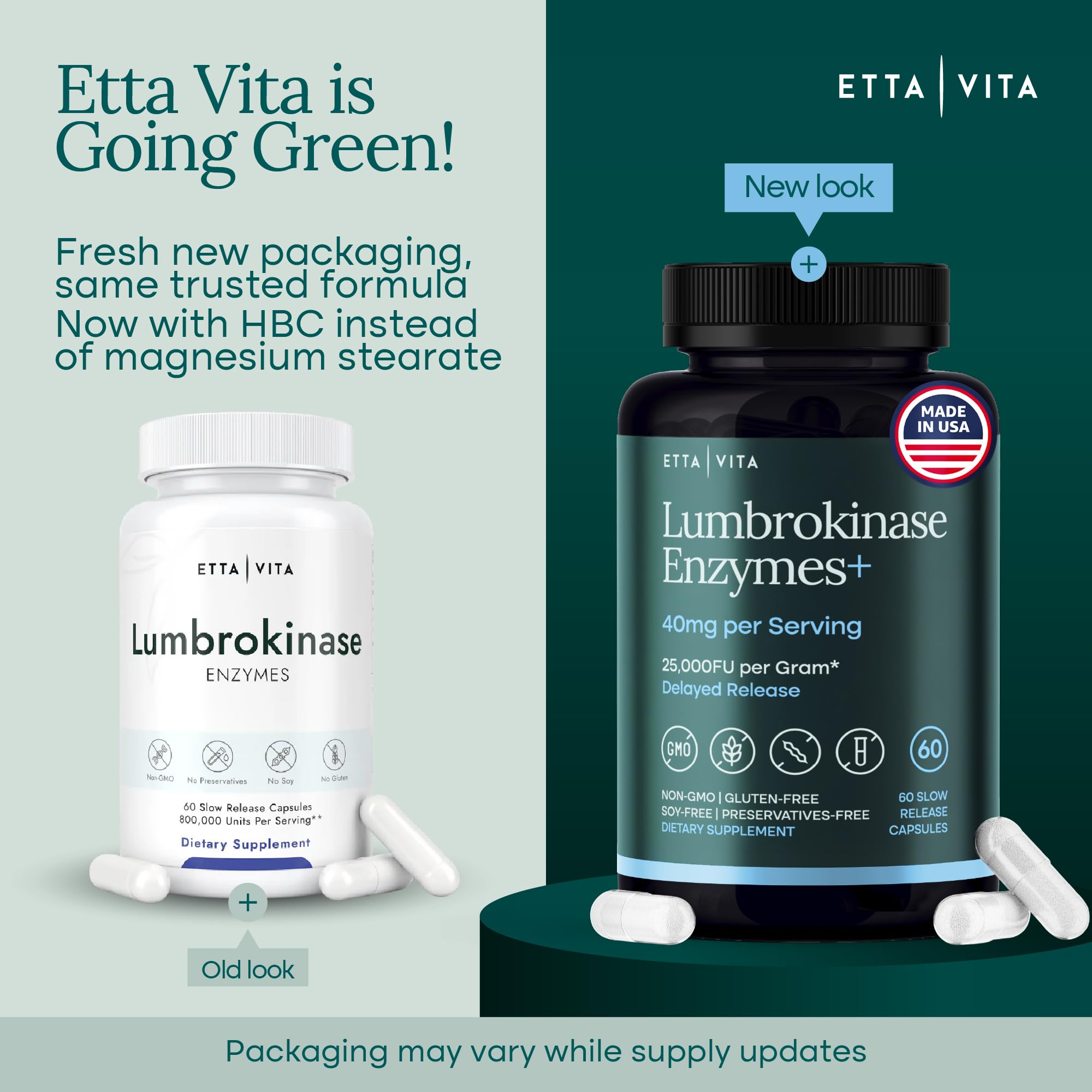 Etta Vita Triphala Supplement packaging details