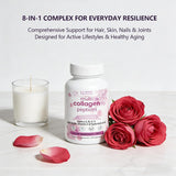 ETUIH Collagen Peptide Capsules with a measuring spoon