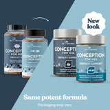 Eu Natural Fertility Support Bundle back view