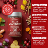 Eu Natural Killer Cranberry Supplement on a kitchen counter