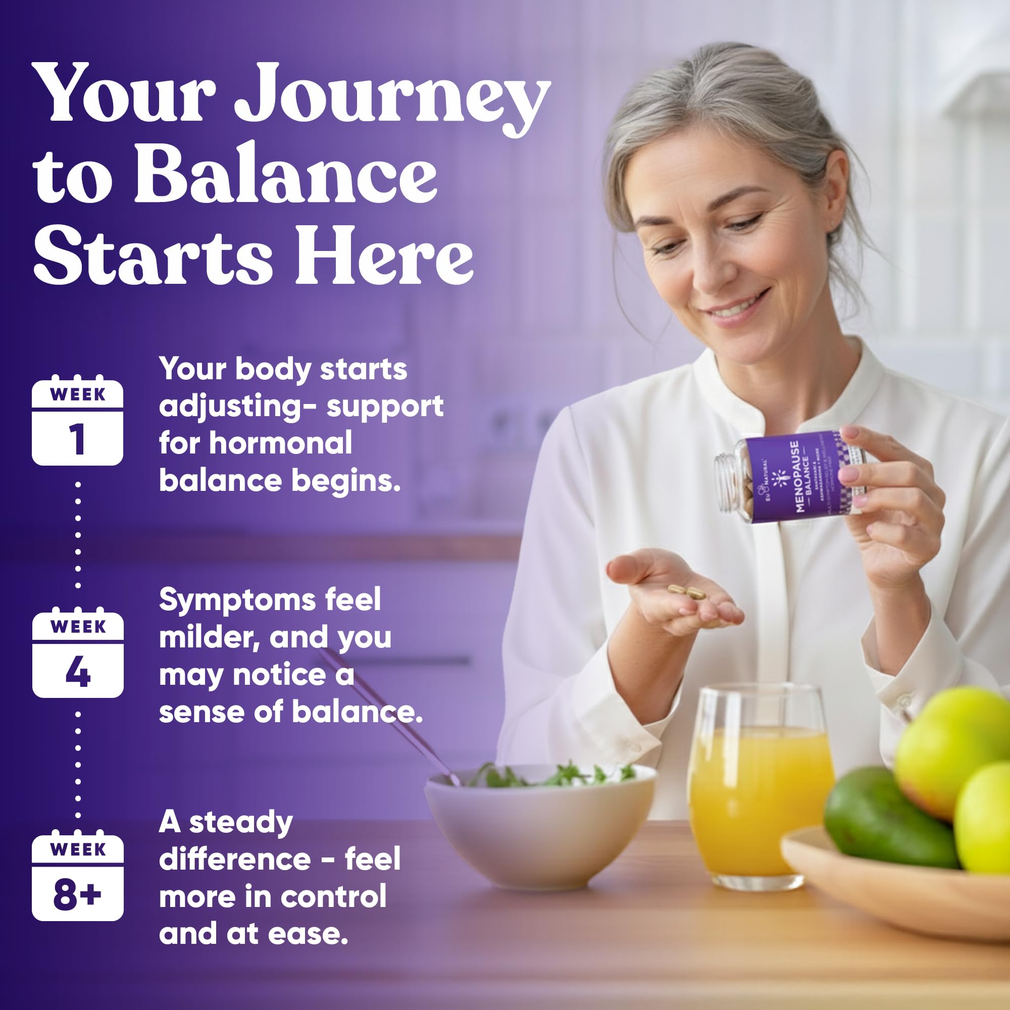 Eu Natural Menopause Balance Supplement 60 Capsules ingredients list