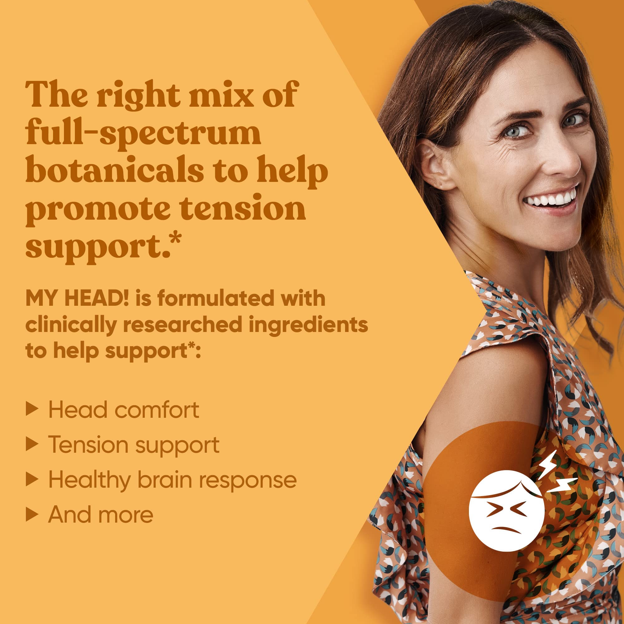Eu Natural MY HEAD! Blended Vitamin & Mineral Supplement packaging