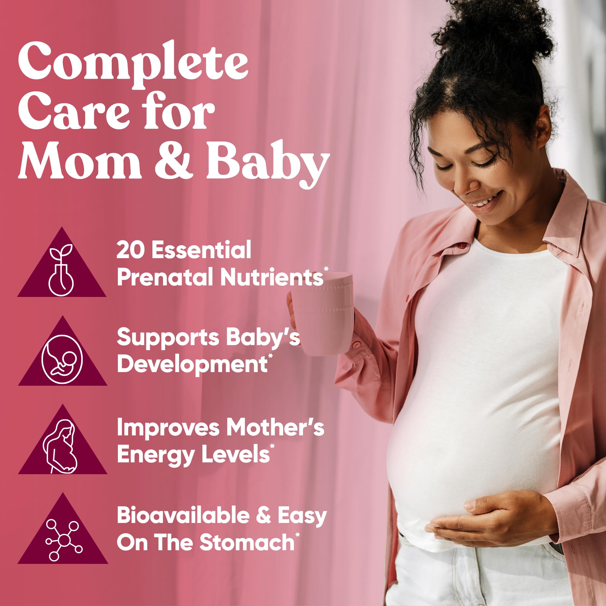 Eu Natural Prenatal Multivitamin 85g back view