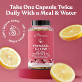 Eu Natural Prenatal Multivitamin capsules in hand