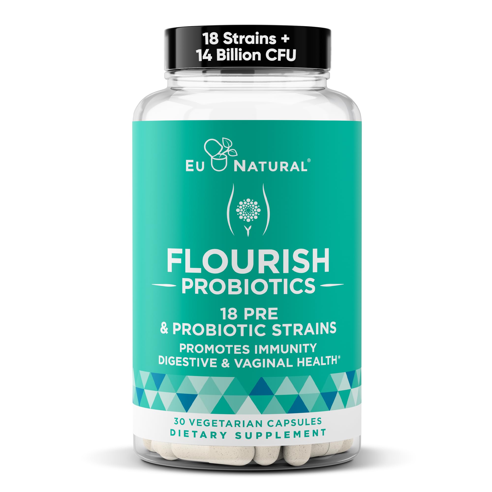 Eu Natural Probiotic Capsules for Women front view