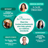 Eu Natural Probiotic Capsules for Women with ingredients list