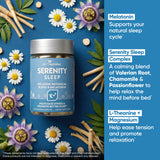 Eu Natural Serenity Sleep Aid 60 Veg Capsules with natural ingredients