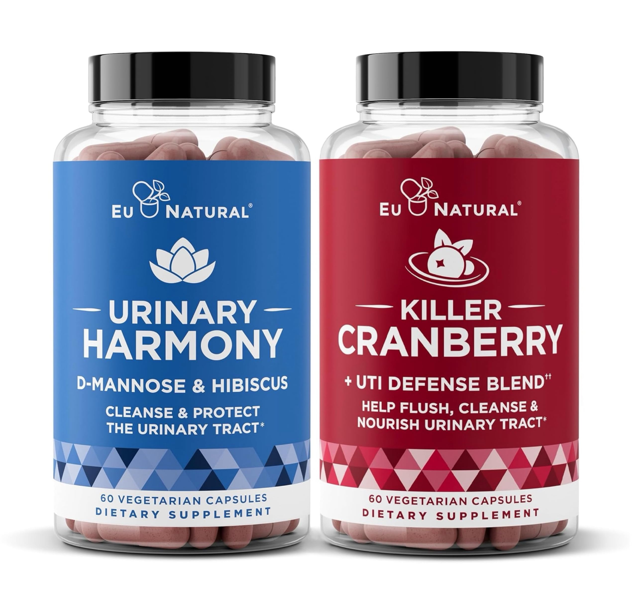Eu Natural Urinary Tract Attack Pack front view with capsules