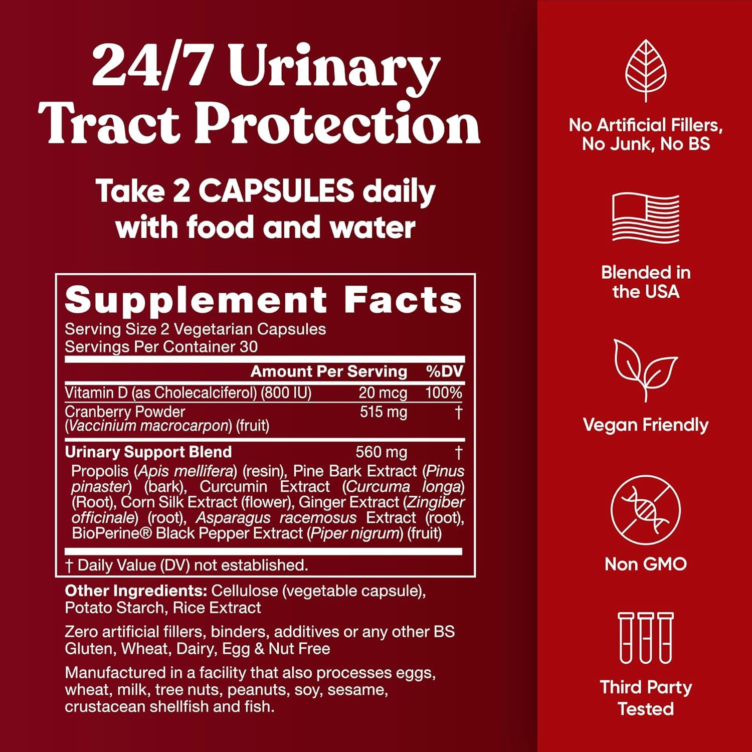 Eu Natural Urinary Tract Attack Pack packaging