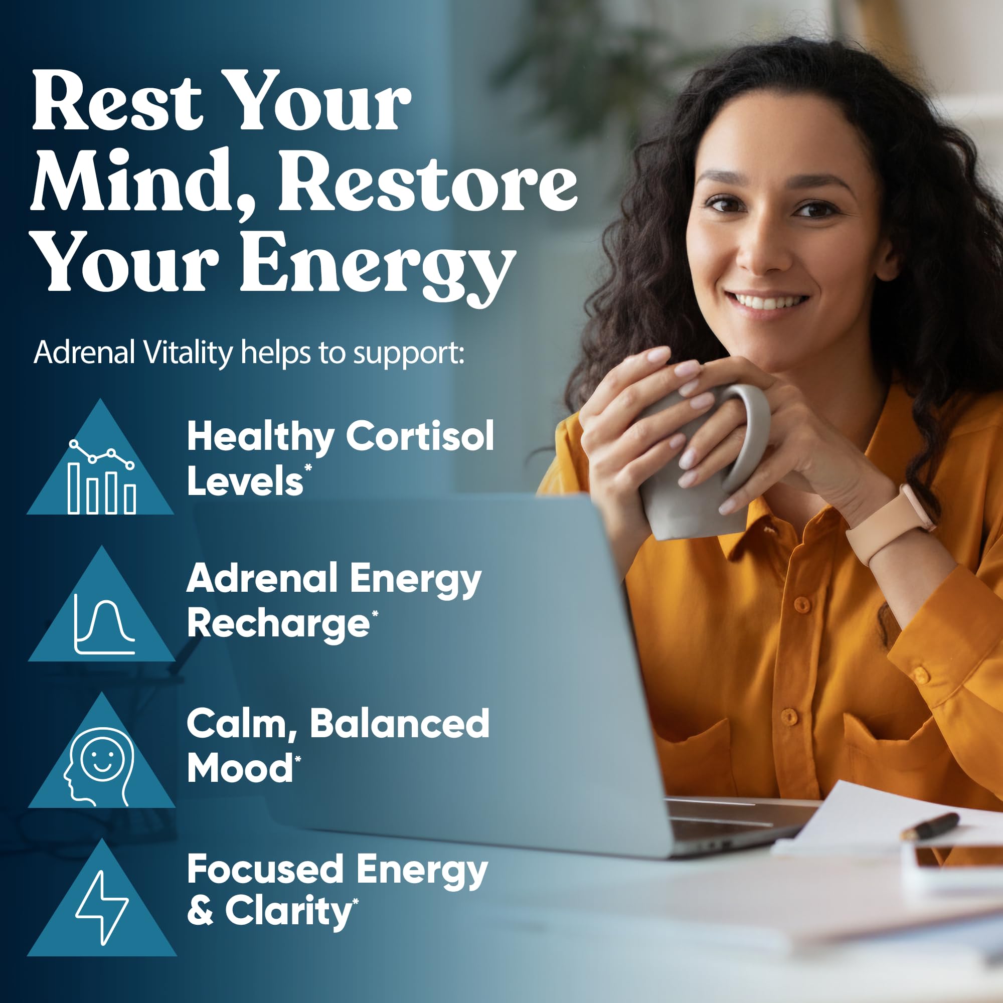 Eu Natural Vitality Adrenal Extracts 85g capsule close-up