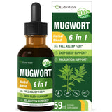 Eubrition Mugwort Herb Liquid Drops 2oz front view