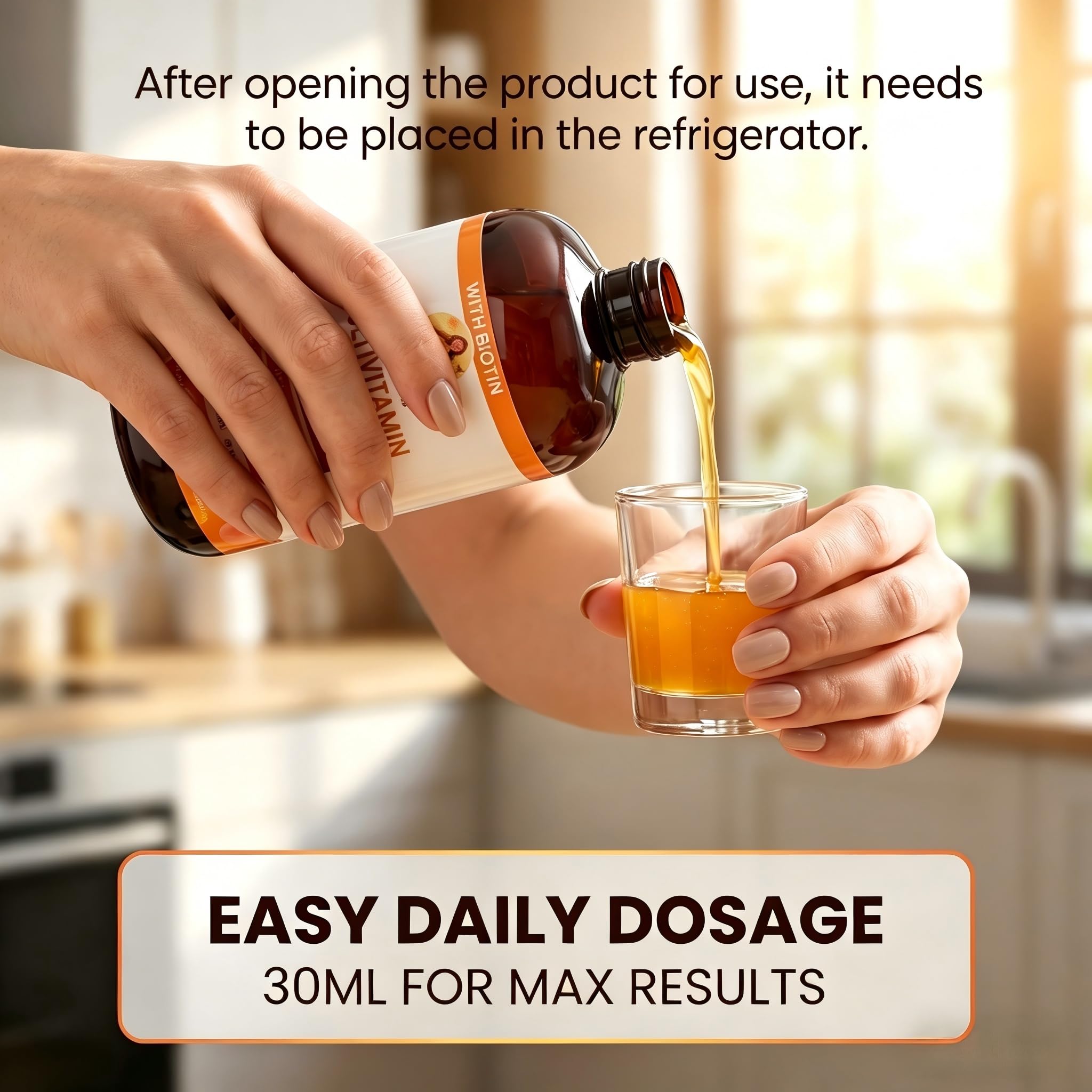 Eudaimona Multivitamin Liquid Supplement packaging