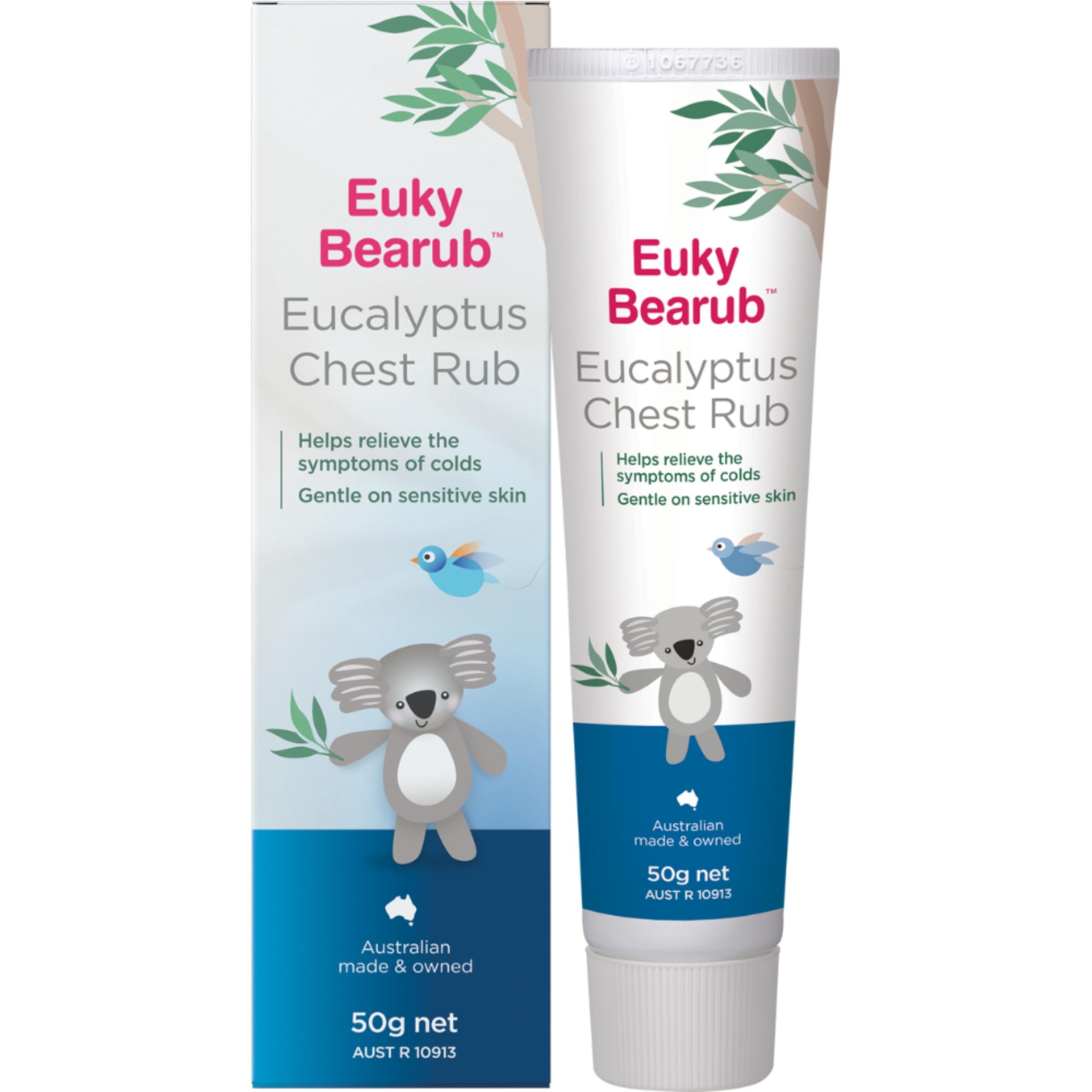 Euky Bear Eucalyptus Chest Rub 50g front view