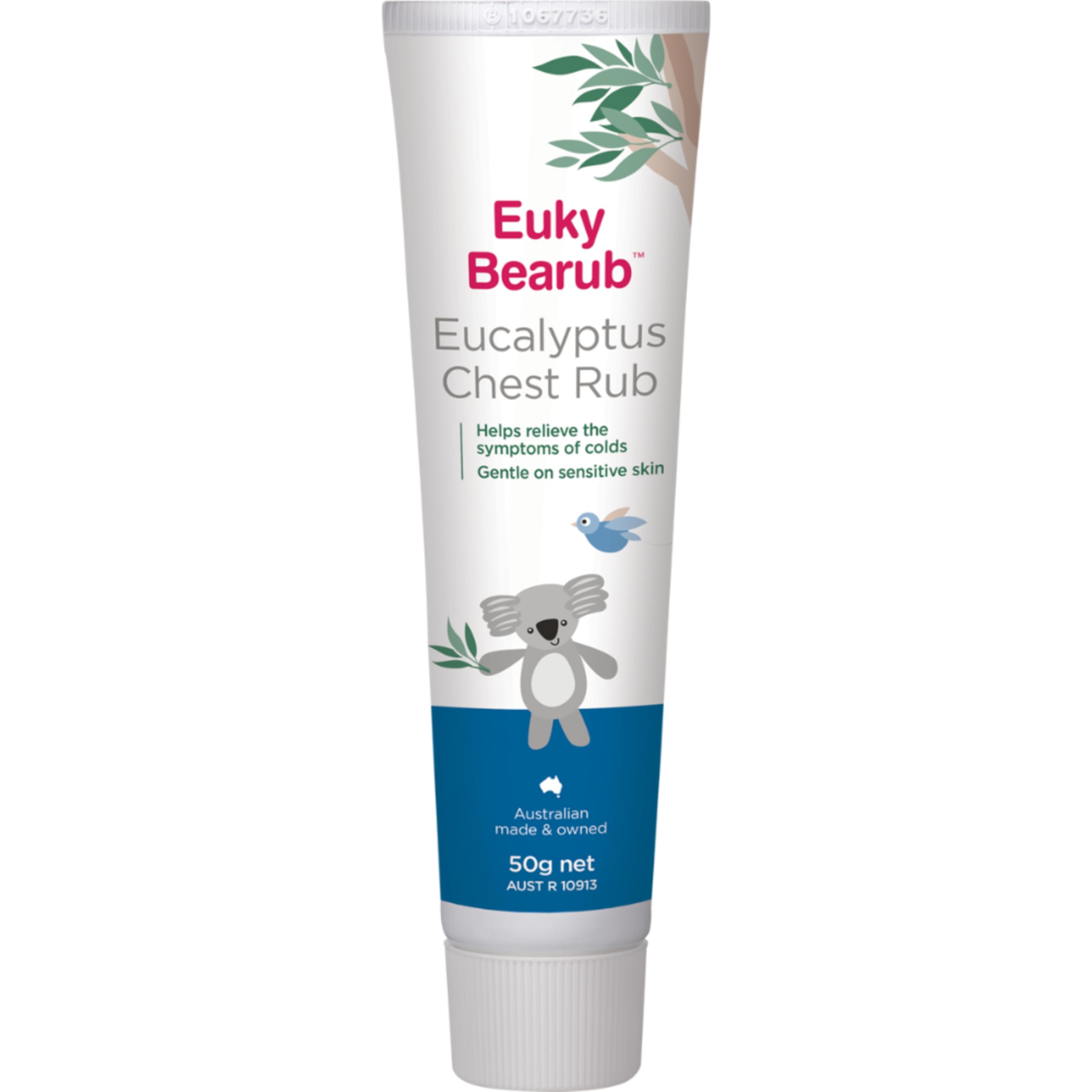 Euky Bear Eucalyptus Chest Rub 50g packaging