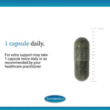 EuroMedica Andrographis Paniculata supplement bottle back view