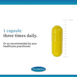 EuroMedica Berberine Capsules on a wooden table