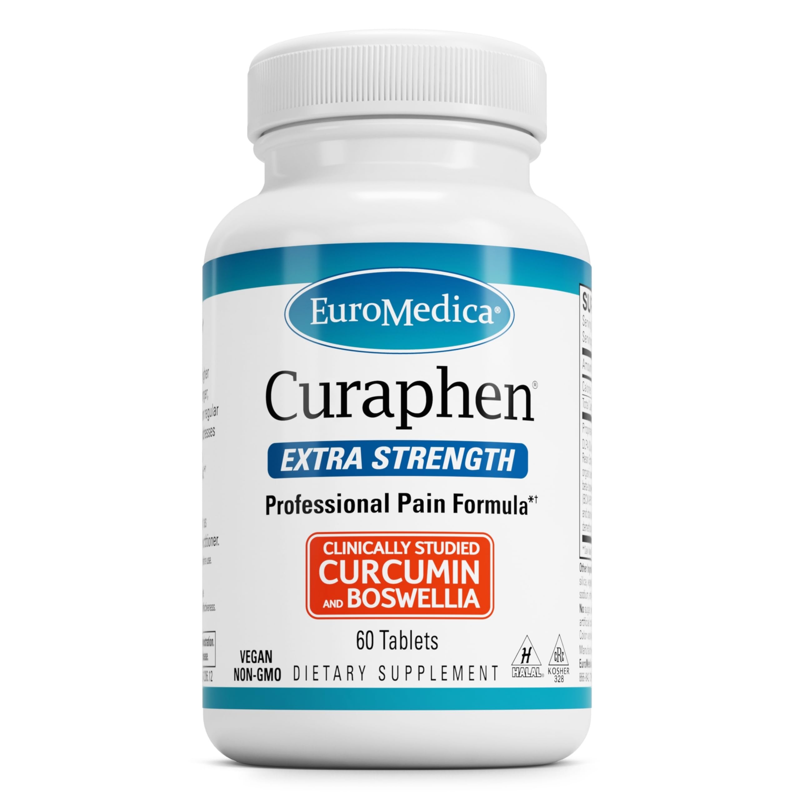 EuroMedica Curcumin Supplement front view packaging